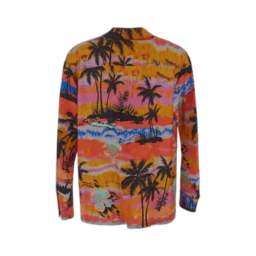 Palm Angels All-Over Palm Printed Buttoned Shirt