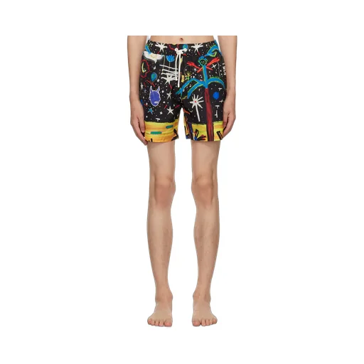 Starry Night Drawstring Swim Shorts