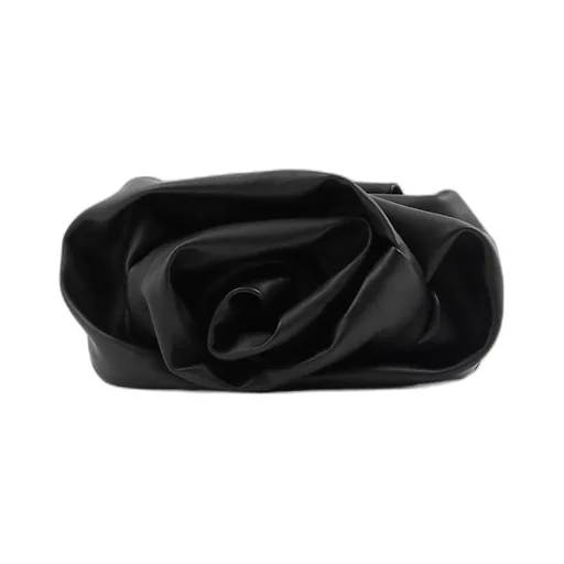 Burberry Slouch-Body Ruched Clutch Bag