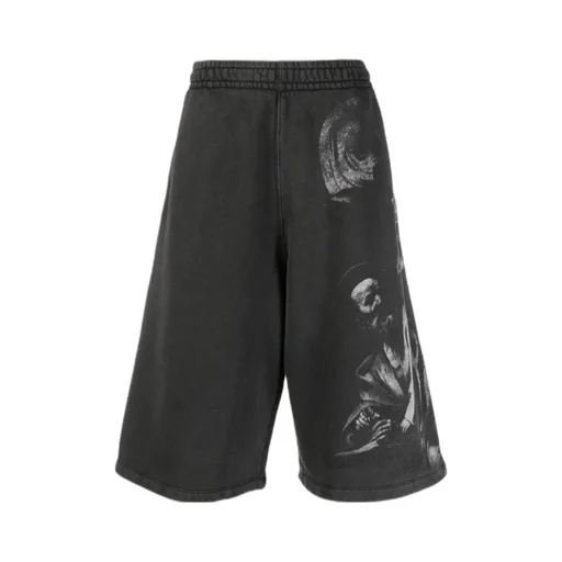 Saint Matthew-Print Track Shorts