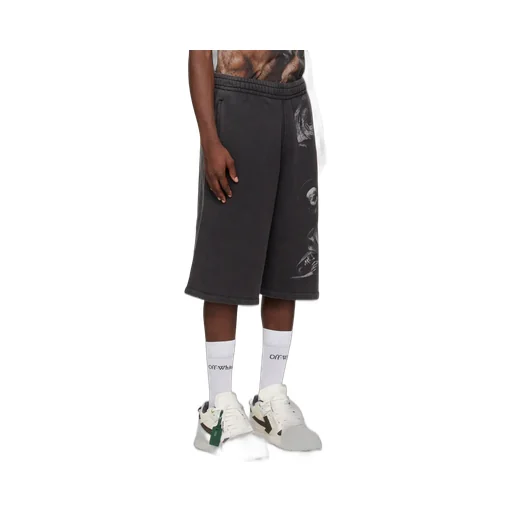 Saint Matthew-Print Track Shorts