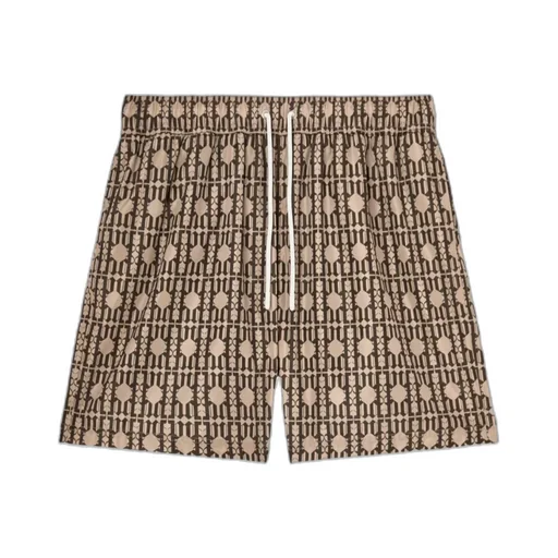 Monogram-Print Swim Shorts