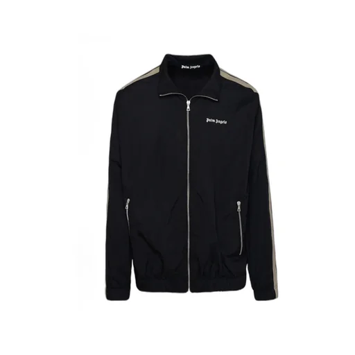 Palm Angels Logo Detailed Zipped Track Jacket