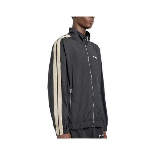 Palm Angels Logo Detailed Zipped Track Jacket
