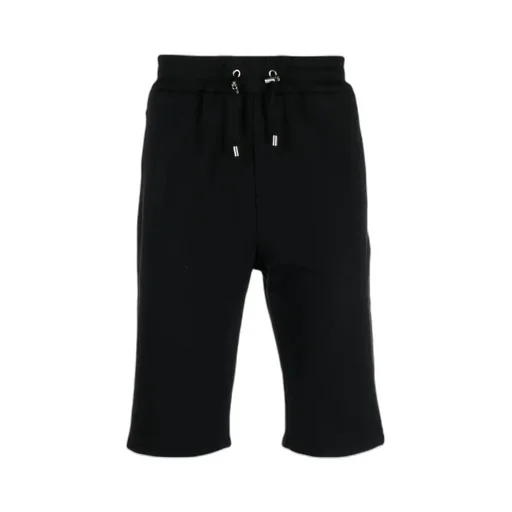 Drawstring Cotton Track Shorts