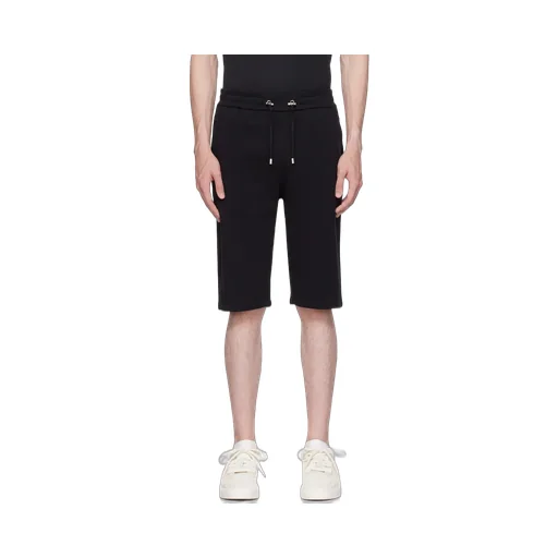 Drawstring Cotton Track Shorts