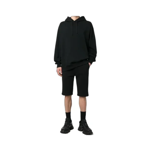 Drawstring Cotton Track Shorts
