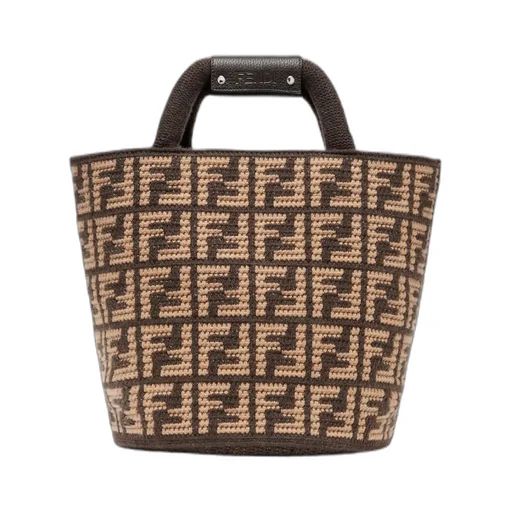 Brown Ff Cashmere Bag