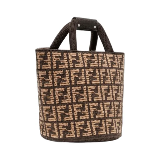 Brown Ff Cashmere Bag