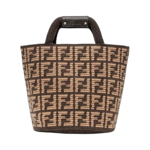 Brown Ff Cashmere Bag