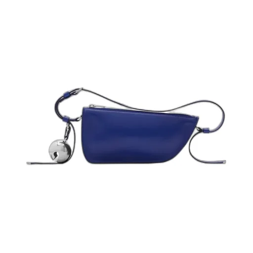 Burberry Sling Shield Bell-Charm Zipped Shoulder Bag