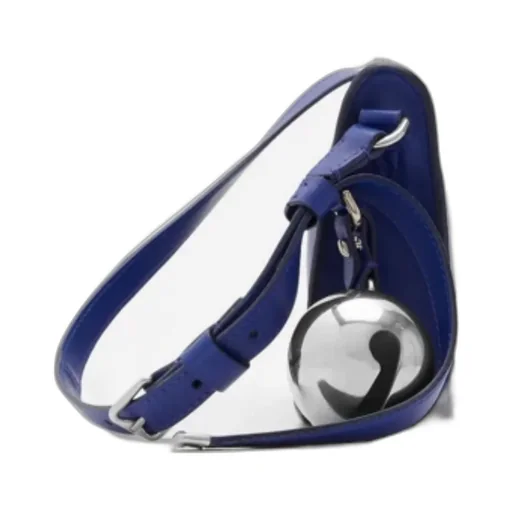 Burberry Sling Shield Bell-Charm Zipped Shoulder Bag