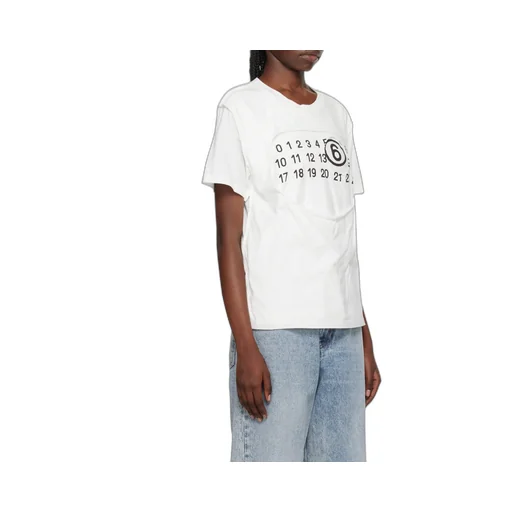 Mm6 Maison Margiela Short Sleeved Crewneck T-Shirt