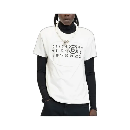 Mm6 Maison Margiela Short Sleeved Crewneck T-Shirt