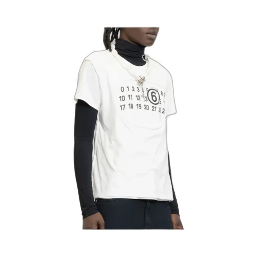 Mm6 Maison Margiela Short Sleeved Crewneck T-Shirt
