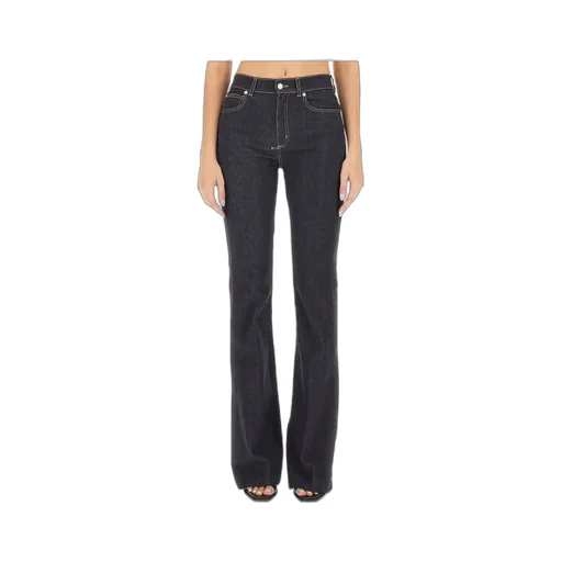 Alexander Mcqueen High-Waist Bootcut Skinny Jeans