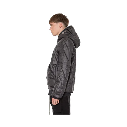Gimp Quilted Hooded Jacket