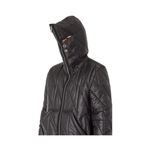 Gimp Quilted Hooded Jacket
