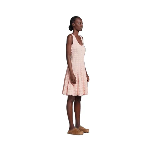 Scoop-Neck Cotton Dress