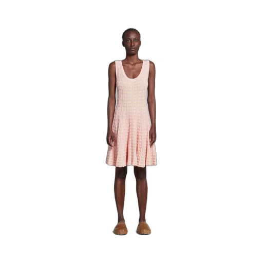 Scoop-Neck Cotton Dress