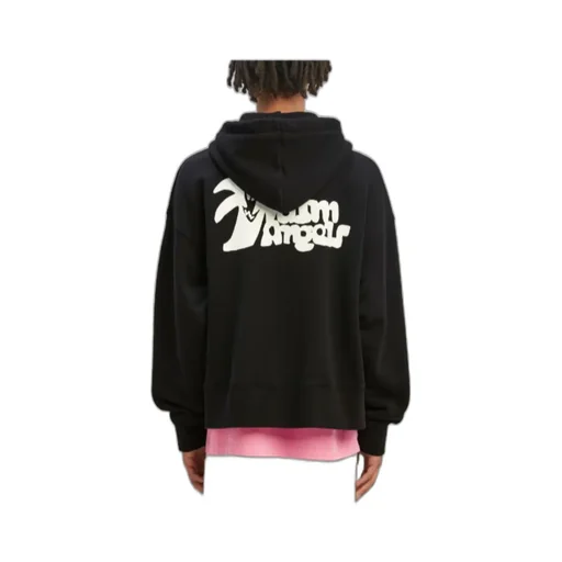 Palm Angels Long Sleeved Logo Printed Hoodie