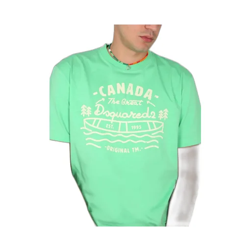 Dsquared2 Logo Printed Crewneck T-Shirt