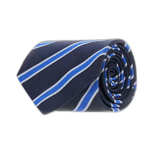 Etro Logo-Printed Pointed Tip Striped Tie