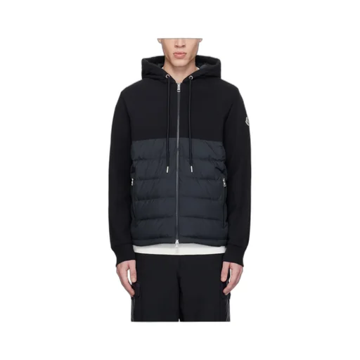 Moncler Logo Embroidered Padded Hoodie