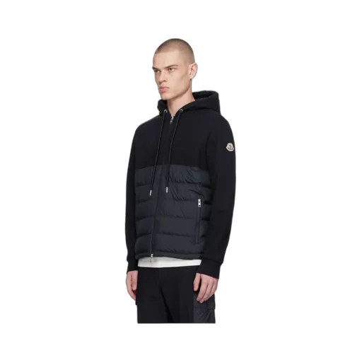 Moncler Logo Embroidered Padded Hoodie