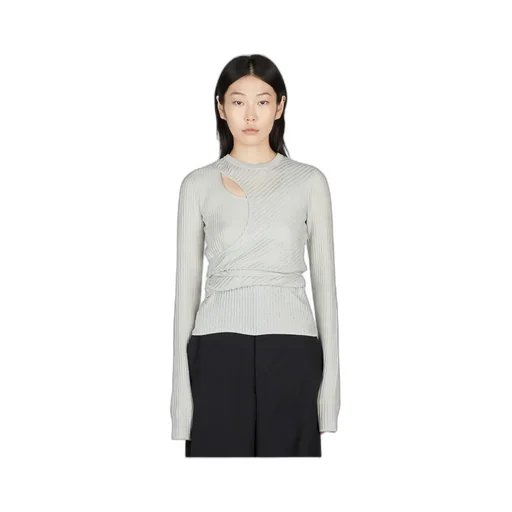 Ann Demeulemeester Cut-Out Knitted Top