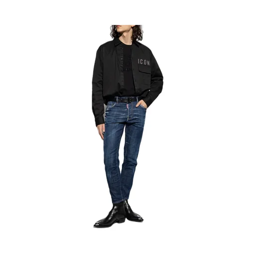 Dsquared2 Icon Embellished Buttoned Shirt