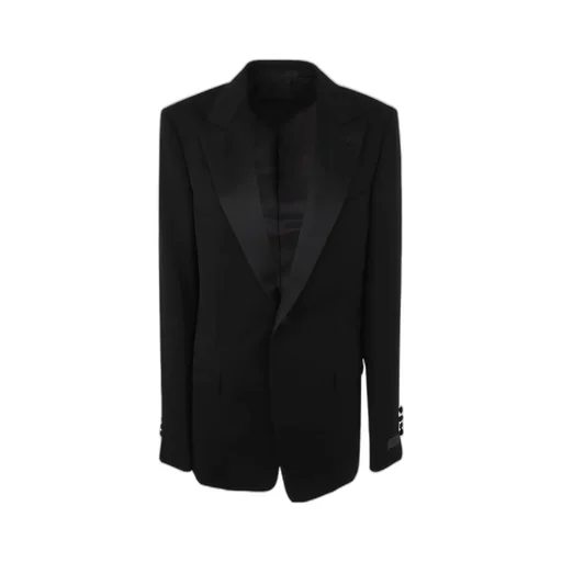 Lanvin Single-Breasted Tuxedo Tailored Blazer