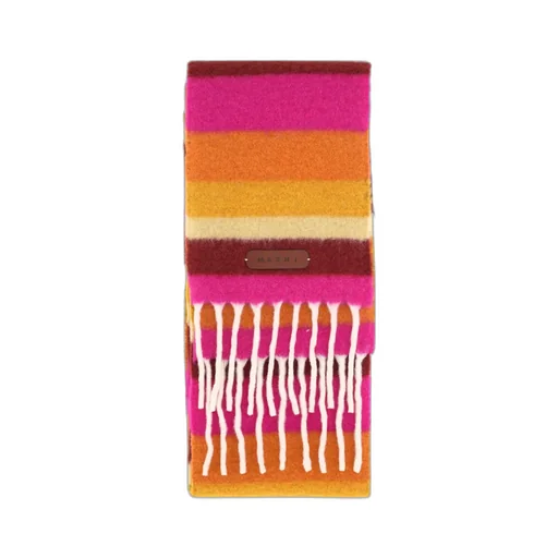Marni Striped Knit Scarf