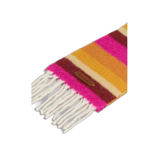 Marni Striped Knit Scarf