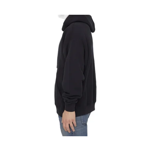 Off-White Logo Printed Drawstring Hoodie