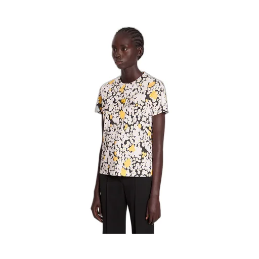 Lanvin Daisy Printed Crewneck T-Shirt