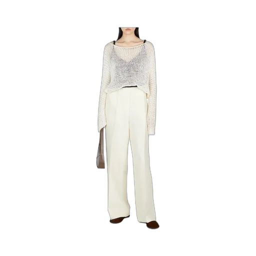 High-Waisted Casual Pants