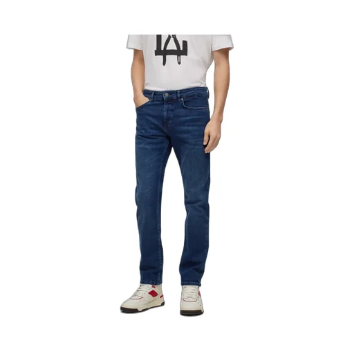 Logo-Patch Slim-Fit Jeans
