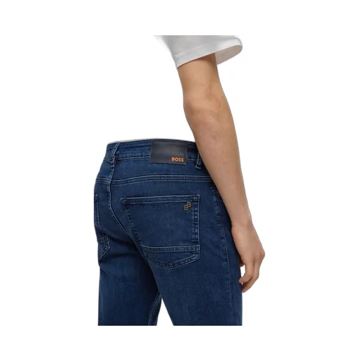 Logo-Patch Slim-Fit Jeans