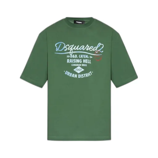 Dsquared2 Logo Printed Crewneck T-Shirt