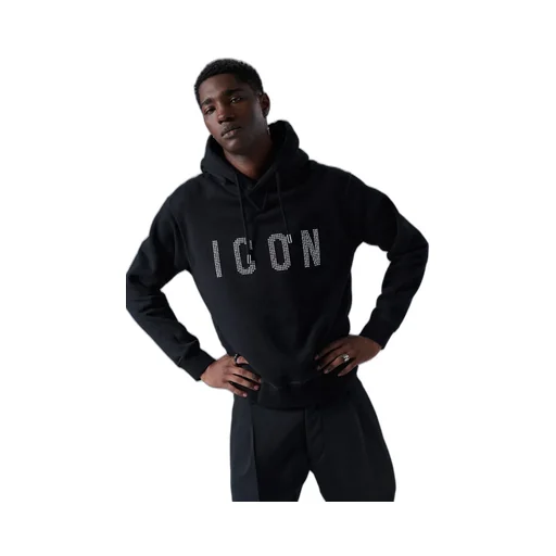 Dsquared2 Icon Embellished Drawstring Hoodie