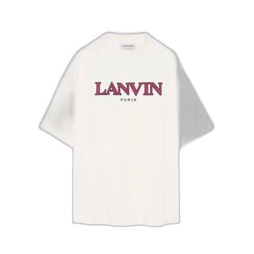 Lanvin Logo Embroidered Crewneck T-Shirt