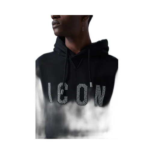 Dsquared2 Icon Embellished Drawstring Hoodie