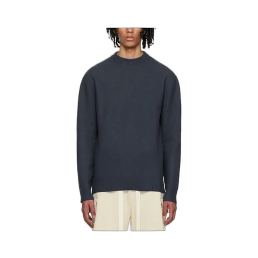 Jil Sander Mock Neck Knitted Jumper