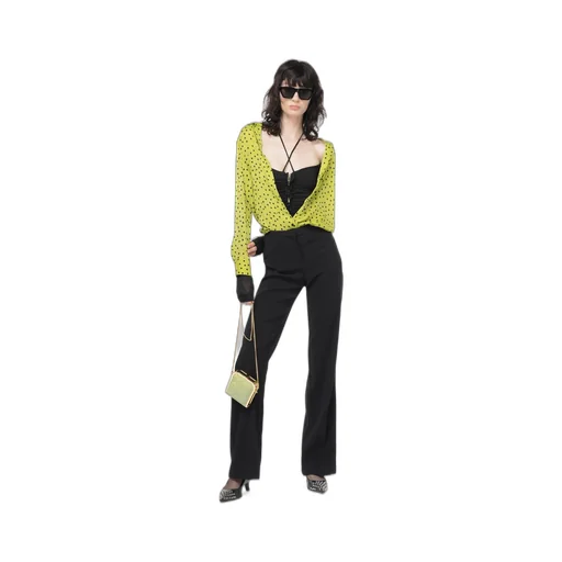 Pinko High Waist Flared Trousers