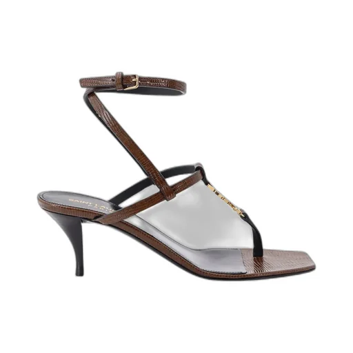 Saint Laurent Cassandra Open Toe Sandals