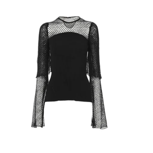 Round Neck Lace Sweater