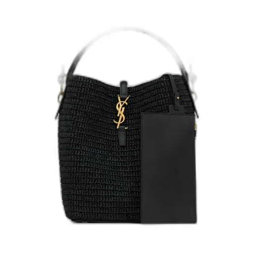 Saint Laurent Le 37 Logo Plaque Bucket Bag