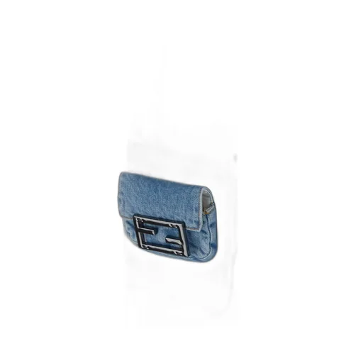 Fendi Kids Double F Straight Leg Denim Jeans