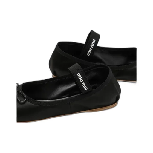 Round Head Logo Ballet Shoes